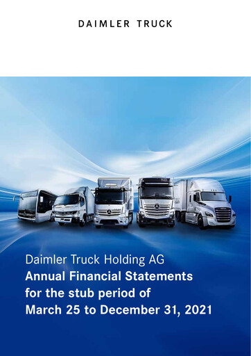 Thumbnail Daimler Truck Financial Statement 2021