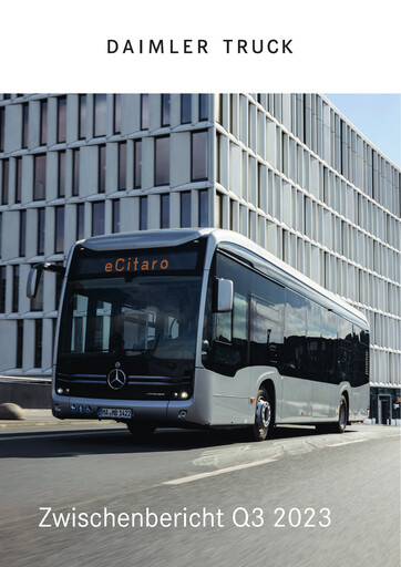 Thumbnail Daimler Truck Quarterly Report 2023-q3