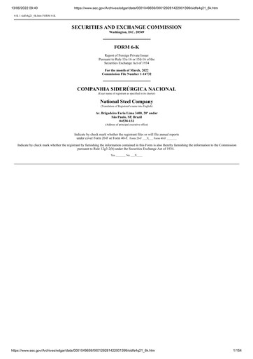 Thumbnail Companhia Siderúrgica Nacional
 Financial Statement 2021