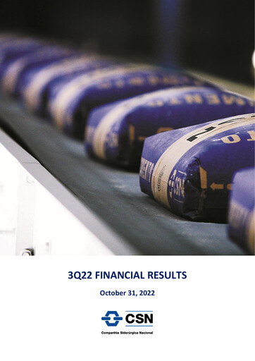 Thumbnail Companhia Siderúrgica Nacional
 Quarterly Report 2022-q3