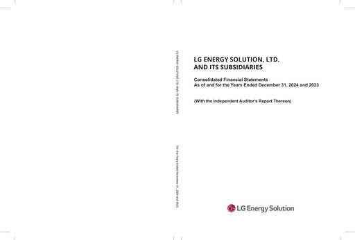 Thumbnail LG Energy Solution Financial Statement 2024