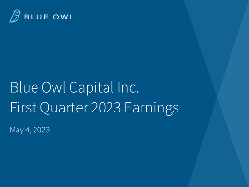 Thumbnail Blue Owl Capital Quarterly Report 2023-q1