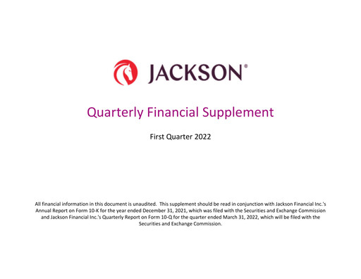Thumbnail Jackson Financial Quarterly Report 2022-q1