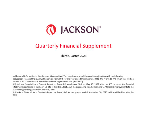 Thumbnail Jackson Financial Quarterly Report 2023-q3