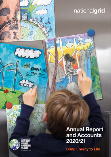 Thumbnail National Grid Annual Report 2020-2021