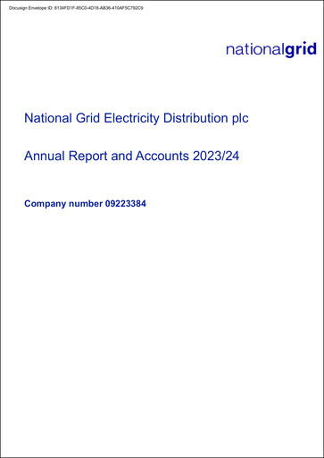 Thumbnail National Grid Annual Report 2023-2024