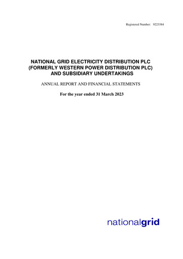 Thumbnail National Grid Annual Report 2023