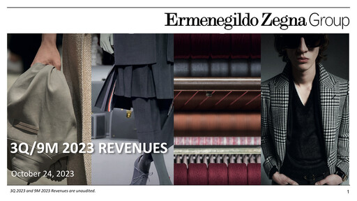 Thumbnail Ermenegildo Zegna Quarterly Report 2023-q3