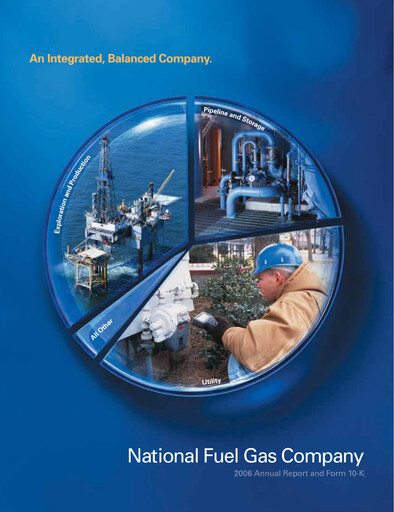 Thumbnail National Fuel Gas
 Annual Report 2006