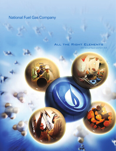 Thumbnail National Fuel Gas
 Annual Report 2007