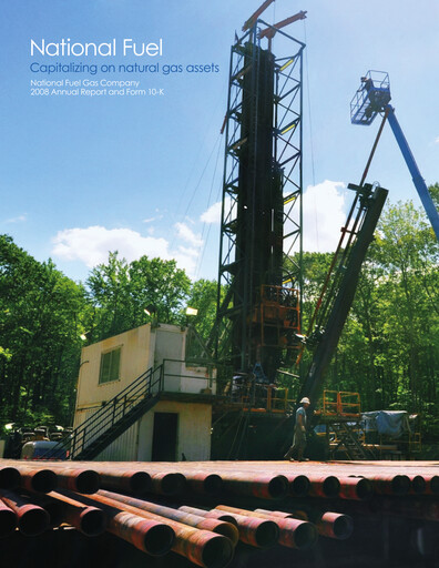 Thumbnail National Fuel Gas
 Annual Report 2008
