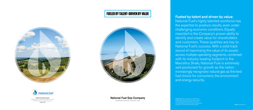 Thumbnail National Fuel Gas
 Annual Report 2012