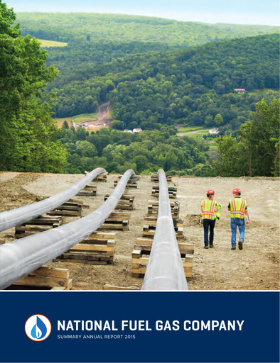 Thumbnail National Fuel Gas
 Annual Report 2015