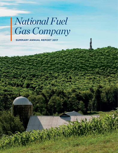 Thumbnail National Fuel Gas
 Annual Report 2017