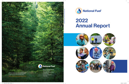 Miniature National Fuel Gas
 Rapport annuel 2022