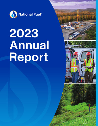 Miniature National Fuel Gas
 Rapport annuel 2023