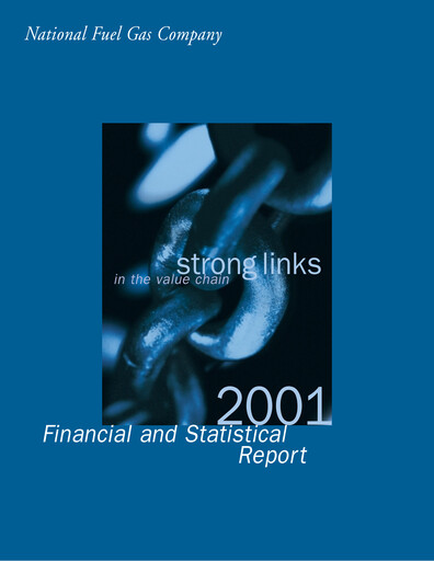Vorschaubild National Fuel Gas
 Finanzbericht 2001