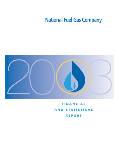 Vorschaubild National Fuel Gas
 Finanzbericht 2003