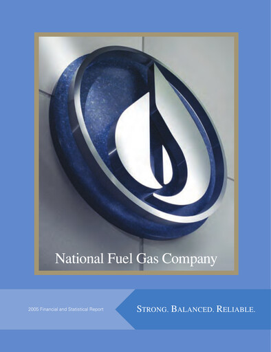 Vorschaubild National Fuel Gas
 Finanzbericht 2005