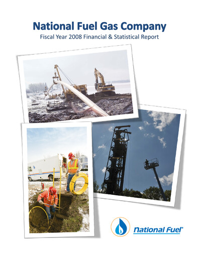 Vorschaubild National Fuel Gas
 Finanzbericht 2008