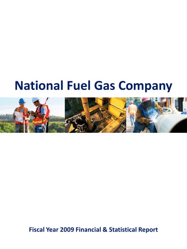 Vorschaubild National Fuel Gas
 Finanzbericht 2009