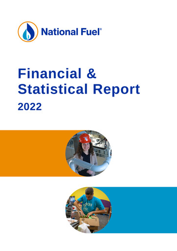 Miniature National Fuel Gas
 Rapport financier 2022