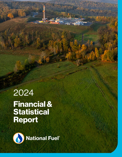 Miniature National Fuel Gas
 Rapport financier 2024