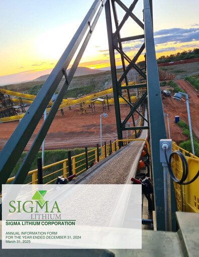 Thumbnail Sigma Lithium Annual Report 2024