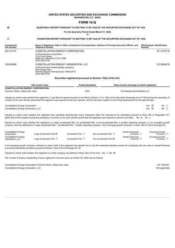 Thumbnail Constellation Energy Quarterly Report 2026-q1