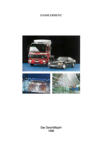 Thumbnail Mercedes-Benz Annual Report 1988