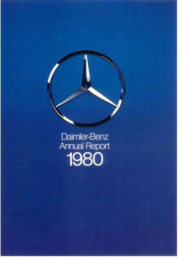 Thumbnail Mercedes-Benz Annual Report 1980