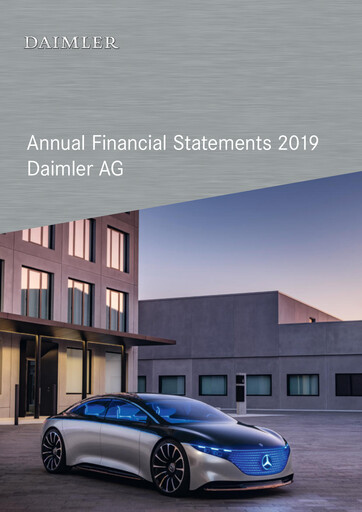 Thumbnail Mercedes-Benz Financial Statement 2019