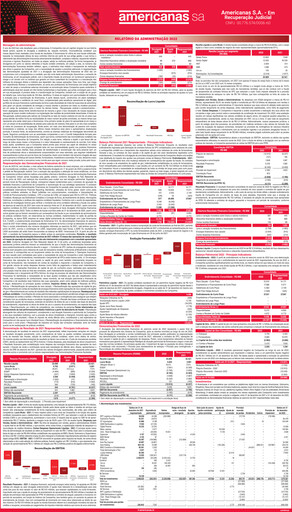 Thumbnail Americanas Annual Report 2022
