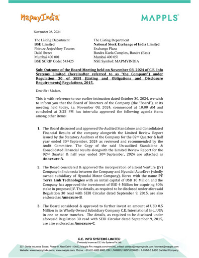Thumbnail MapmyIndia Quarterly Report 2024-q2