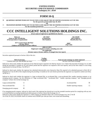 Vorschaubild CCC Intelligent Solutions Quartalsbericht 2022-q2