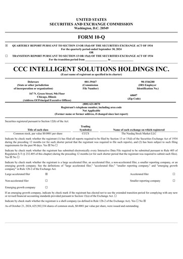 Vorschaubild CCC Intelligent Solutions Quartalsbericht 2024-q3