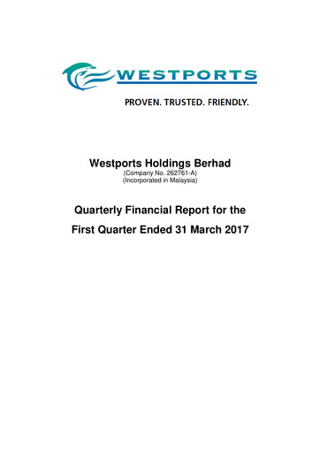 Thumbnail Westports Quarterly Report 2017-q1