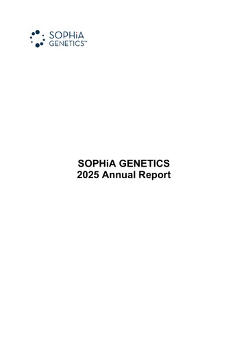 Thumbnail SOPHiA GENETICS Annual Report 2025