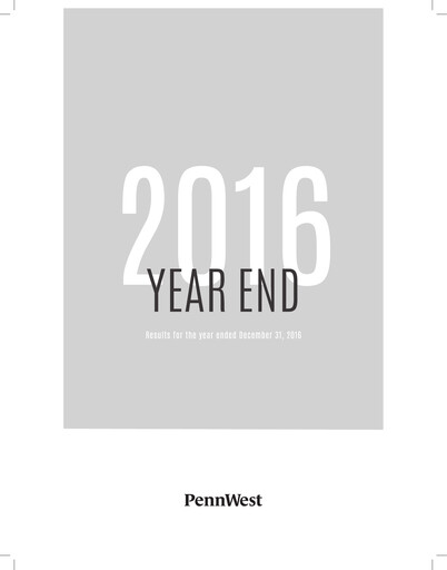 Thumbnail Obsidian Energy Financial Statement 2016