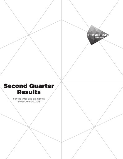 Thumbnail Obsidian Energy Quarterly Report 2018-q2