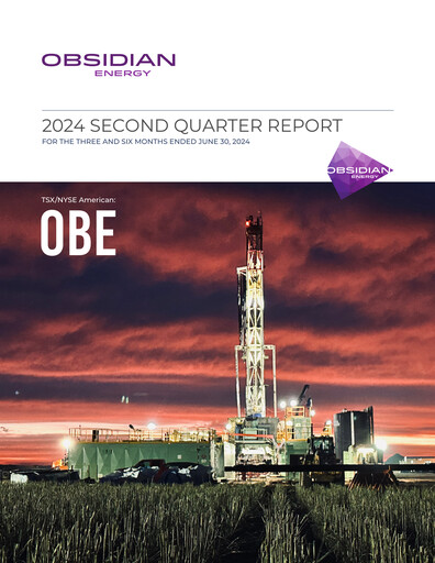 Thumbnail Obsidian Energy Quarterly Report 2024-q2