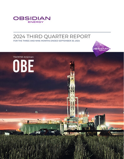 Thumbnail Obsidian Energy Quarterly Report 2024-q3
