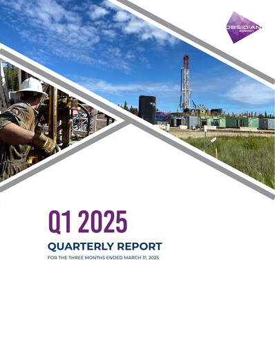 Thumbnail Obsidian Energy Quarterly Report 2025-q1