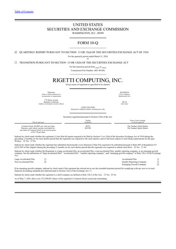 Thumbnail Rigetti Computing Quarterly Report 2026-q1