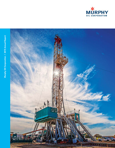 Thumbnail Murphy Oil
 Annual Report 2015