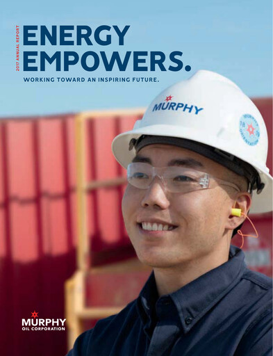 Thumbnail Murphy Oil
 Annual Report 2017