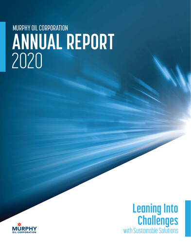 Thumbnail Murphy Oil
 Annual Report 2020