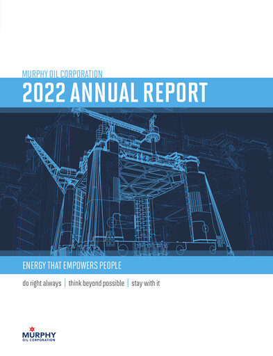 Thumbnail Murphy Oil
 Annual Report 2022