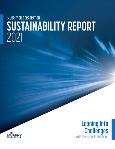 Thumbnail Murphy Oil
 Sustainability Report 2020