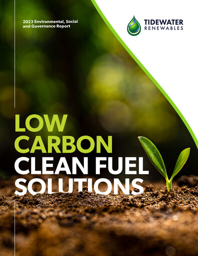 Thumbnail Tidewater Renewables ESG Report 2023